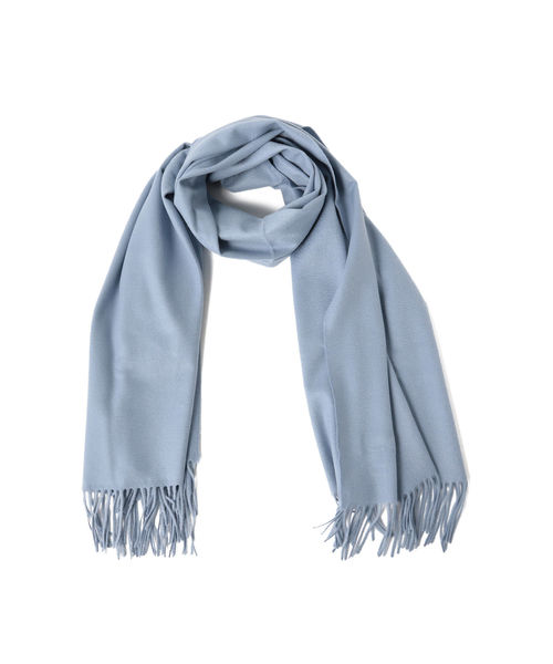 EFFE BEAMS（エッフェビームス）の「Johnstons of Elgin / ソリッドカシミヤ ストール（ストール/ショール・レディース・ライトグレー/ライトブルー/ダークブラウン/ブラウン系その他4/レッド系その他4・ONE SIZE）」の4枚目の写真