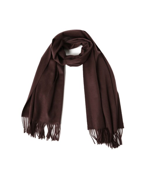 EFFE BEAMS（エッフェビームス）の「Johnstons of Elgin / ソリッドカシミヤ ストール（ストール/ショール・レディース・ライトグレー/ライトブルー/ダークブラウン/ブラウン系その他4/レッド系その他4・ONE SIZE）」の13枚目の写真