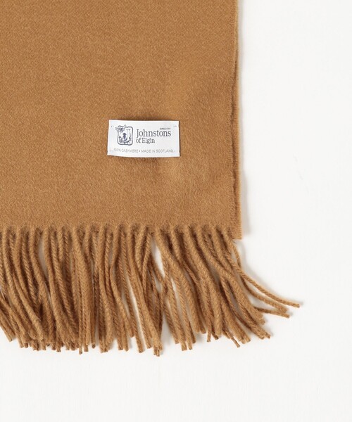 EFFE BEAMS（エッフェビームス）の「Johnstons of Elgin / ソリッドカシミヤ ストール（ストール/ショール・レディース・ライトグレー/ライトブルー/ダークブラウン/ブラウン系その他4/レッド系その他4・ONE SIZE）」の8枚目の写真