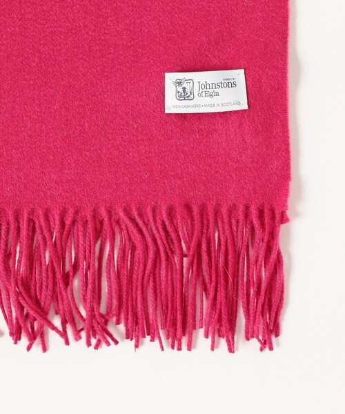 EFFE BEAMS（エッフェビームス）の「Johnstons of Elgin / ソリッドカシミヤ ストール（ストール/ショール・レディース・ライトグレー/ライトブルー/ダークブラウン/ブラウン系その他4/レッド系その他4・ONE SIZE）」の6枚目の写真