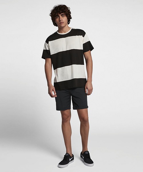 Hurley （ハーレー）の「M HRLY RUGBY DESTROY CREW SS（Tシャツ/カットソー・メンズ・アイボリー/ブルー・MEDIUM/LARGE/SMALL）」の3枚目の写真