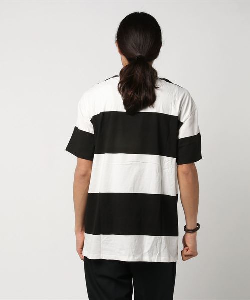 Hurley （ハーレー）の「M HRLY RUGBY DESTROY CREW SS（Tシャツ/カットソー・メンズ・アイボリー/ブルー・MEDIUM/LARGE/SMALL）」の4枚目の写真