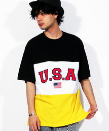 8(eight) | USA ロゴ ビッグTシャツ(Tシャツ/カットソー)