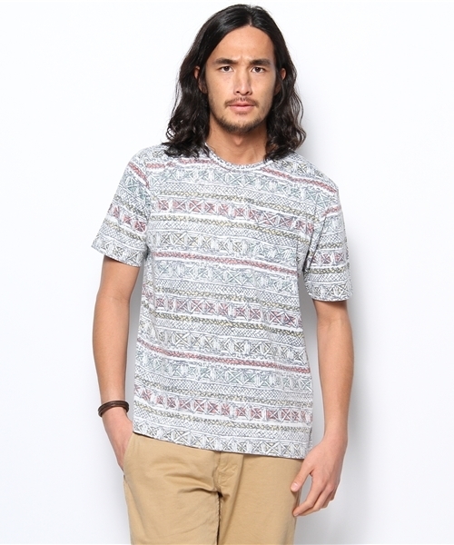 WEGO(ウィゴー)の「WEGO/リバースプリントポケットTee(S)(Tシャツ/カットソー・メンズ・その他1/その他2・MEDIUM/LARGE)」の1枚目の写真