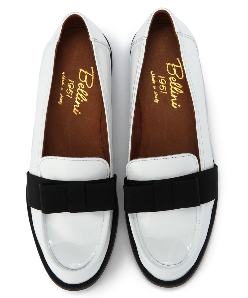 BEAUTY&YOUTH UNITED ARROWS（ビューティーアンドユースユナイテッドアローズ）の「BYTF Diego Bellini リボンローファー ¨ ◆（ローファー・レディース・ブラック/ホワイト/ナチュラル・36/37/38/35）」の5枚目の写真
