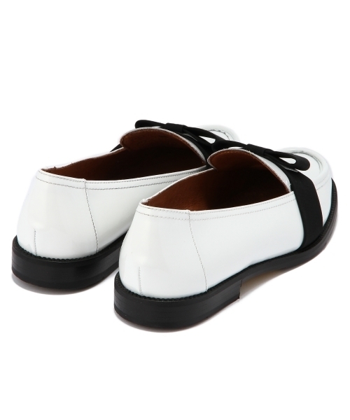 BEAUTY&YOUTH UNITED ARROWS（ビューティーアンドユースユナイテッドアローズ）の「BYTF Diego Bellini リボンローファー ¨ ◆（ローファー・レディース・ブラック/ホワイト/ナチュラル・36/37/38/35）」の8枚目の写真