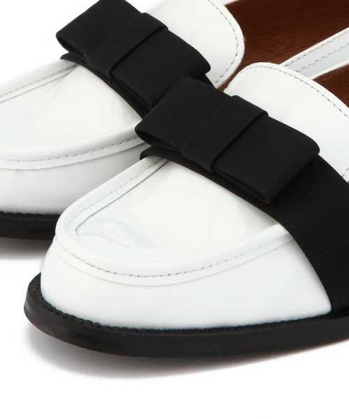 BEAUTY&YOUTH UNITED ARROWS（ビューティーアンドユースユナイテッドアローズ）の「BYTF Diego Bellini リボンローファー ¨ ◆（ローファー・レディース・ブラック/ホワイト/ナチュラル・36/37/38/35）」の9枚目の写真