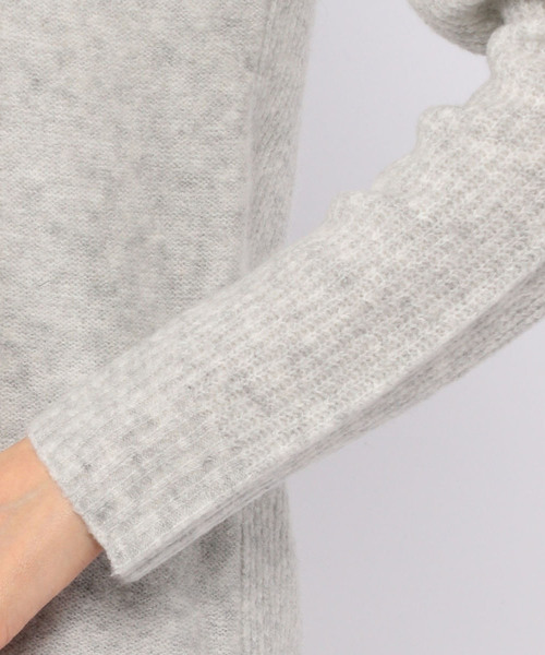 DECOY SINCE 1981（デコイシンスイチキュウハチイチ）の「ヤク混ケーブル柄ニットプルオーバー（ニット/セーター・レディース・ベージュ/グレー/ピンク/グリーン・LL/M size/L size）」の11枚目の写真