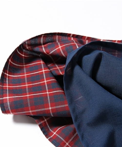 BEAUTY&YOUTH UNITED ARROWS（ビューティーアンドユースユナイテッドアローズ）の「BYSF コットンチェック ウエステッドシャツワンピース ◆（ワンピース・レディース・レッド・フリー）」の9枚目の写真