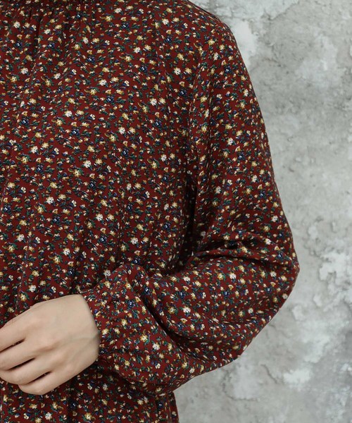 VIS(ビス)の「フラワーギャザーワンピース(ワンピース・レディース・ネイビー/レッド系その他/ホワイト・FREE)」の13枚目の写真