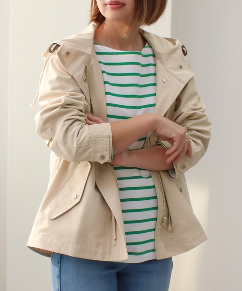 Social GIRL(ソーシャルガール)の「バックテール マウンテンパーカー ジャケット(マウンテンパーカー・レディース・ベージュ/ネイビー/レッド/マスタード/カーキ/ブラック/モカ/ライトカーキ/アイボリー・M/L/S/LL/3L)」の12枚目の写真