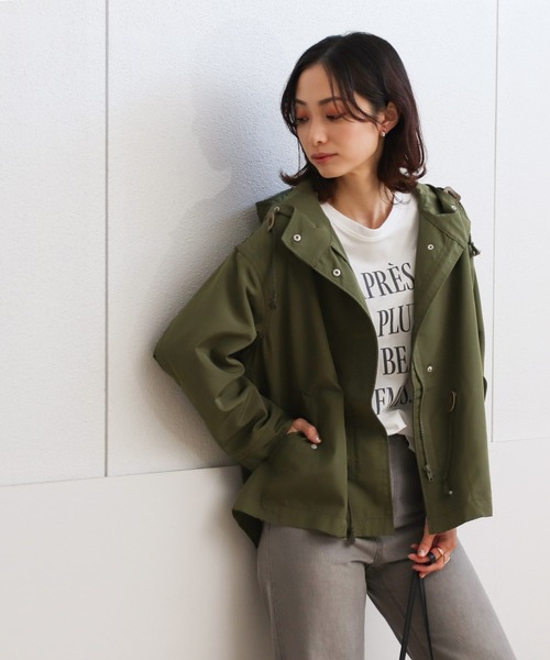 Social GIRL(ソーシャルガール)の「バックテール マウンテンパーカー ジャケット(マウンテンパーカー・レディース・ベージュ/ネイビー/レッド/マスタード/カーキ/ブラック/モカ/ライトカーキ/アイボリー・M/L/S/LL/3L)」の10枚目の写真