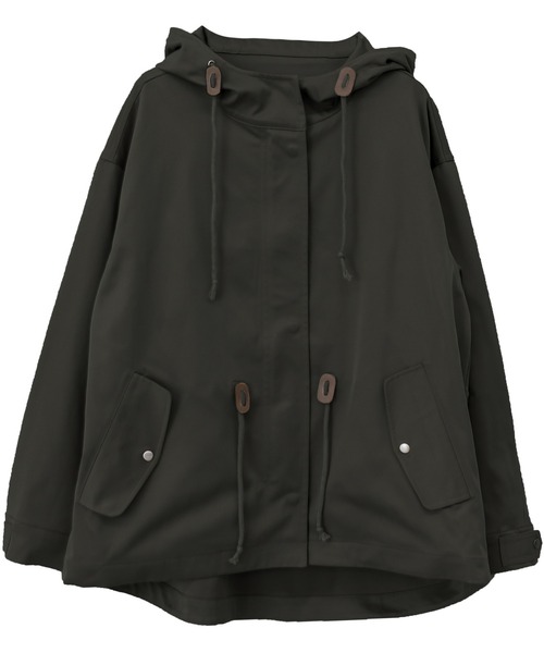 Social GIRL(ソーシャルガール)の「バックテール マウンテンパーカー ジャケット(マウンテンパーカー・レディース・ベージュ/ネイビー/レッド/マスタード/カーキ/ブラック/モカ/ライトカーキ/アイボリー・M/L/S/LL/3L)」の11枚目の写真