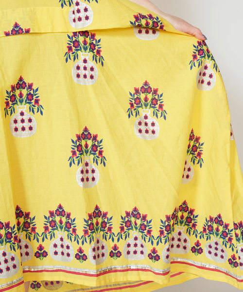 チャイハネ(チャイハネ)の「【チャイハネ】yul 花瓶プリントノースリーブワンピース(ワンピース・レディース・ホワイト/ブラック/レッド/イエロー/グリーン・FREE)」の9枚目の写真