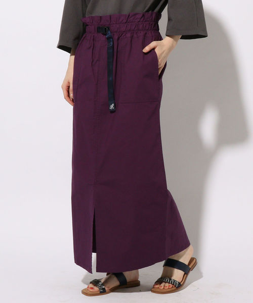 GRAMICCI ブラック タイトスカート M MAXI SKIRT | マキシスカート（スカート）｜Gramicci（グラミチ
