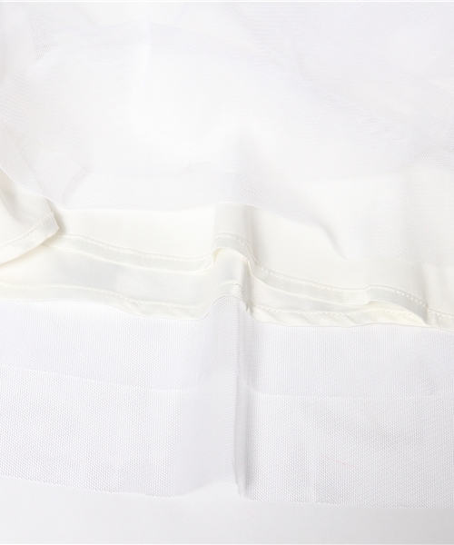 one after another NICE CLAUP（ワンアフターアナザーナイスクラップ）の「【ナイスクラップ】チュールスカート（スカート・レディース・ナチュラル/ブラック/オフホワイト・FREE）」の8枚目の写真