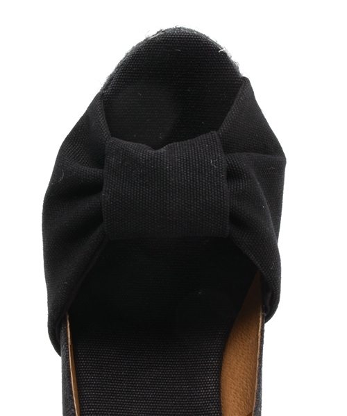 Soareak（ソアリーク）の「【GAIMO】リボンフロントオープントゥ（サンダル・レディース・ブラック/ブルー/ライトピンク・38/36/37）」の7枚目の写真