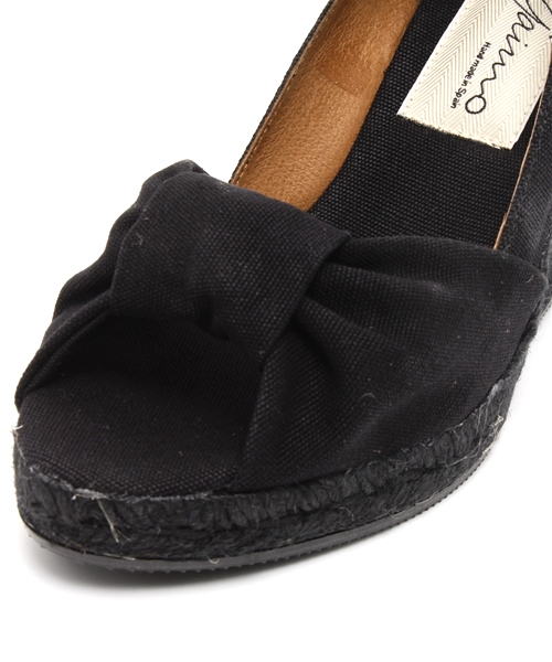 Soareak（ソアリーク）の「【GAIMO】リボンフロントオープントゥ（サンダル・レディース・ブラック/ブルー/ライトピンク・38/36/37）」の8枚目の写真