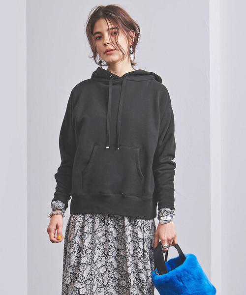 UNITED ARROWS（ユナイテッドアローズ）の「UWSC コットン パーカー†（パーカー・レディース・ベージュ/オフホワイト/ブラック・FREE）」の2枚目の写真