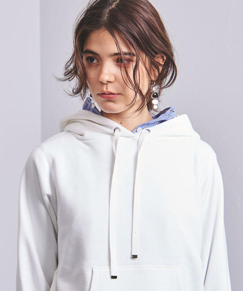 UNITED ARROWS（ユナイテッドアローズ）の「UWSC コットン パーカー†（パーカー・レディース・ベージュ/オフホワイト/ブラック・FREE）」の20枚目の写真