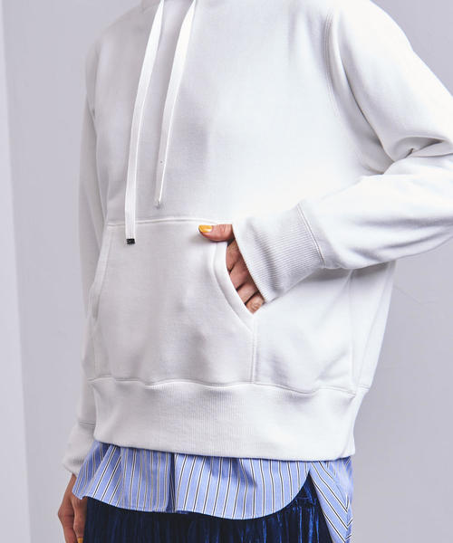 UNITED ARROWS（ユナイテッドアローズ）の「UWSC コットン パーカー†（パーカー・レディース・ベージュ/オフホワイト/ブラック・FREE）」の10枚目の写真