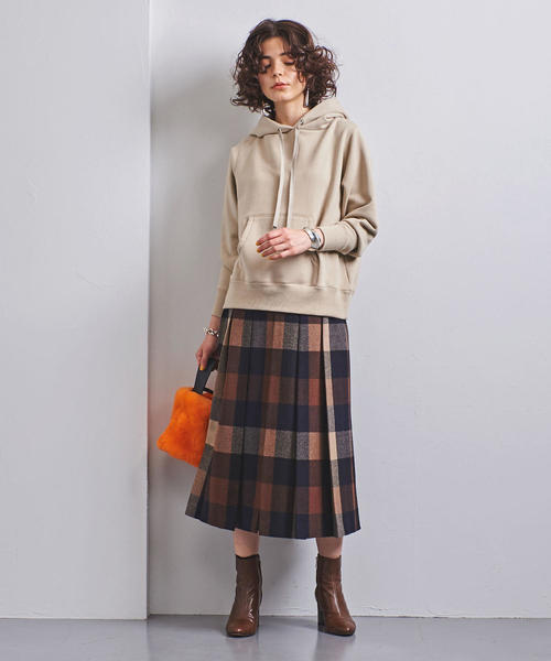 UNITED ARROWS（ユナイテッドアローズ）の「UWSC コットン パーカー†（パーカー・レディース・ベージュ/オフホワイト/ブラック・FREE）」の7枚目の写真