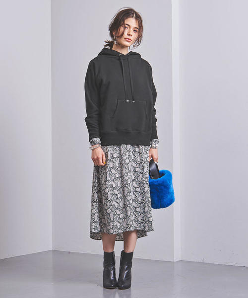 UNITED ARROWS（ユナイテッドアローズ）の「UWSC コットン パーカー†（パーカー・レディース・ベージュ/オフホワイト/ブラック・FREE）」の8枚目の写真