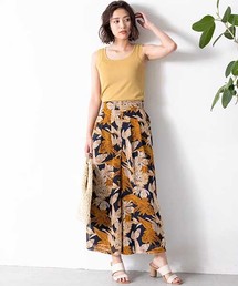 fifth | ボタニカルプリントワイドパンツ(その他パンツ)
