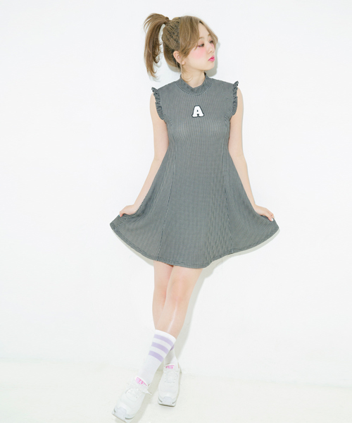 L.D.S.(エルディーエス)の「BUT I'M A CHEERLEADER DRESS(ワンピース・レディース・ブラック系/ブルー系/ピンク系・FREE)」の2枚目の写真