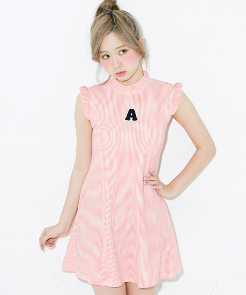 L.D.S.(エルディーエス)の「BUT I'M A CHEERLEADER DRESS(ワンピース・レディース・ブラック系/ブルー系/ピンク系・FREE)」の1枚目の写真