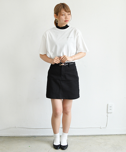 PairPair（ペアペア）の「【リンクコーデ専門ブランド/ペアペア】筆記体ロゴビッグＴ(男女兼用)（Tシャツ/カットソー・レディース・ブラック/オフホワイト/モカ・FREE）」の10枚目の写真