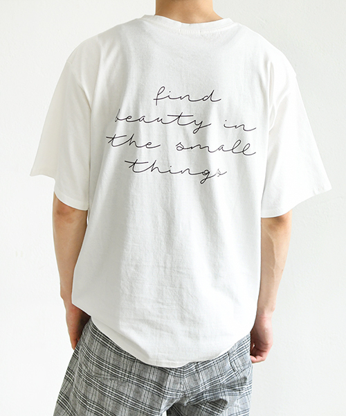 PairPair（ペアペア）の「【リンクコーデ専門ブランド/ペアペア】筆記体ロゴビッグＴ(男女兼用)（Tシャツ/カットソー・レディース・ブラック/オフホワイト/モカ・FREE）」の15枚目の写真