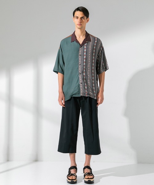 UNITED TOKYO（ユナイテッドトウキョウ）の「ビンテージパネルオープンカラーシャツ（シャツ/ブラウス・メンズ・ネイビー/マルチ・3/1/2）」の19枚目の写真