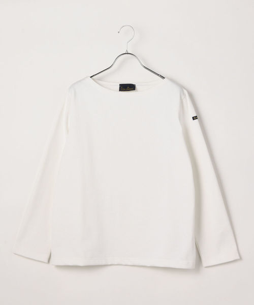 Le Minor（ルミノア）の「Le minor:ソリッドバスクトップス（Tシャツ/カットソー・レディース・ホワイト/ブラック・ONE SIZE）」の8枚目の写真