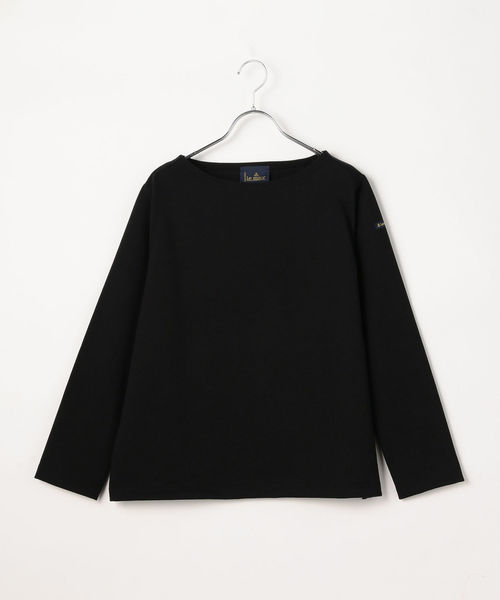 Le Minor（ルミノア）の「Le minor:ソリッドバスクトップス（Tシャツ/カットソー・レディース・ホワイト/ブラック・ONE SIZE）」の7枚目の写真