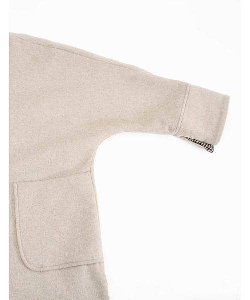 POU DOU DOU(プードゥドゥ)の「ダブルボタンドルマンスリーブコート(その他アウター・レディース・ブラック/ミント/キナリ・3)」の22枚目の写真