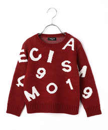 COMME CA ISM | ランダムロゴ ニット(ニット/セーター)