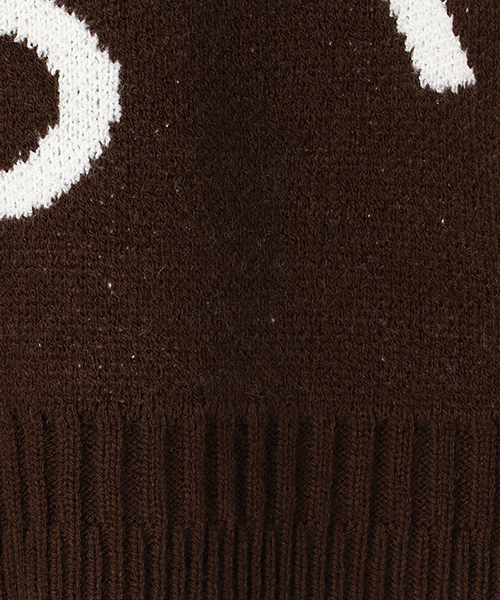 COMME CA ISM（コムサイズム）の「《洗える》ランダムロゴニット（ニット/セーター・キッズ・ネイビー/ブラウン/レッド/マスタード・110cm/100cm/120cm/130cm）」の11枚目の写真