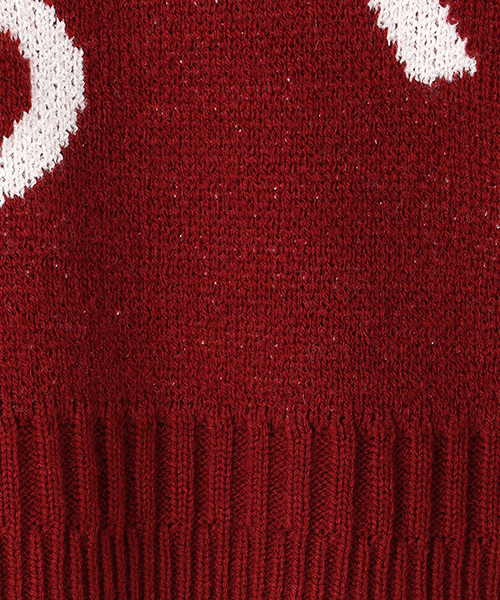 COMME CA ISM（コムサイズム）の「《洗える》ランダムロゴニット（ニット/セーター・キッズ・ネイビー/ブラウン/レッド/マスタード・110cm/100cm/120cm/130cm）」の13枚目の写真