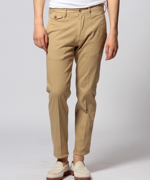 UNITED ARROWS（ユナイテッドアローズ）の「UAS コットンリネン　ストレッチチノ　トラウザーズ ◆（チノパンツ・メンズ・ホワイト/ベージュ/コバルトブルー・52/50/42/44/48/46）」の2枚目の写真