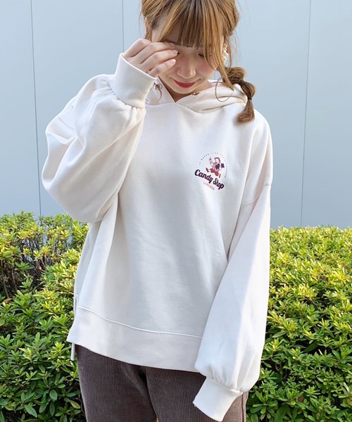 apres jour(アプレジュール)の「アソートプリントフーディー2【ZOZOTOWN限定アイテム】(パーカー・レディース・クリーム/チャコールグレー/ブラック/ダークブラウン/ベージュ/アイボリー/その他/ボルドー/ホワイト系その他/スモークピンク/ライトベージュ・フリー)」の18枚目の写真