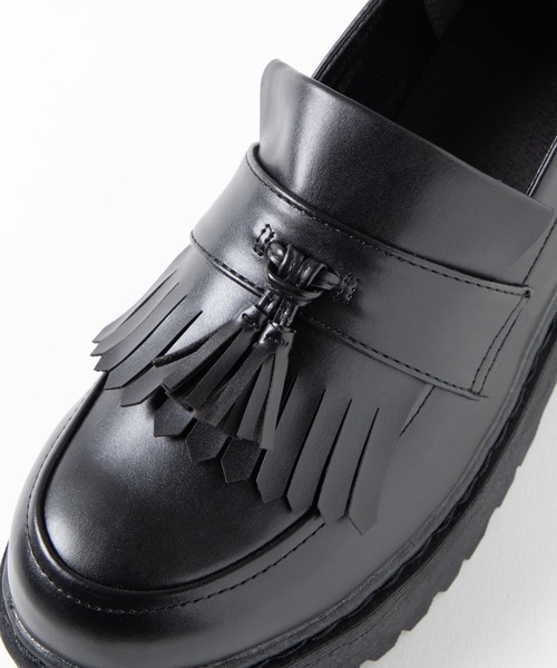 WEGO（ウィゴー）の「WEGO/タッセル付き厚底ローファー（ローファー・レディース・ブラック・MEDIUM/LARGE）」の5枚目の写真