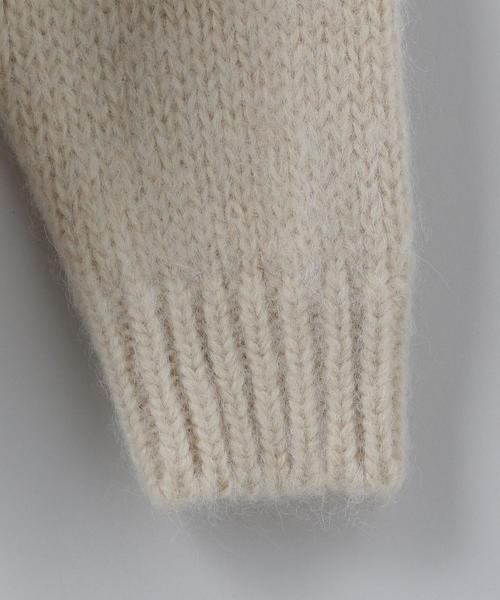 BATONER（バトナー）の「＜BATONER＞MOHAIR NORDIC CREW NECK PULLOVER OFF WHITE/ニット（ニット/セーター・レディース・オフホワイト・2/1）」の5枚目の写真