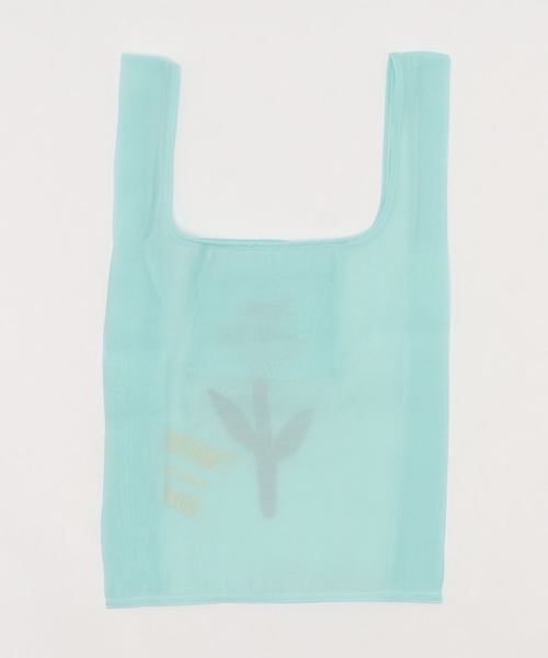 POU DOU DOU（プードゥドゥ）の「フラワープリントマルシェバッグ（エコバッグ/サブバッグ・レディース・ミント/ラベンダー/キャメル・8）」の4枚目の写真