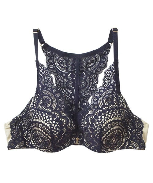 ANNEBRA（アンブラ）の「Rich 3/4カップフロントホックブラジャー（ブラジャー・レディース・ブルー/ベージュ・B70/B75/D80/E70/C75/D75/E80/F70/C70/G70/G75/E75/C80/F75/D70）」の10枚目の写真