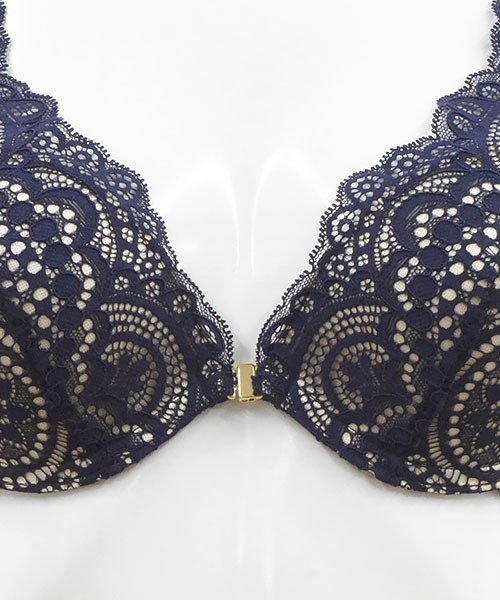 ANNEBRA（アンブラ）の「Rich 3/4カップフロントホックブラジャー（ブラジャー・レディース・ブルー/ベージュ・B70/B75/D80/E70/C75/D75/E80/F70/C70/G70/G75/E75/C80/F75/D70）」の18枚目の写真