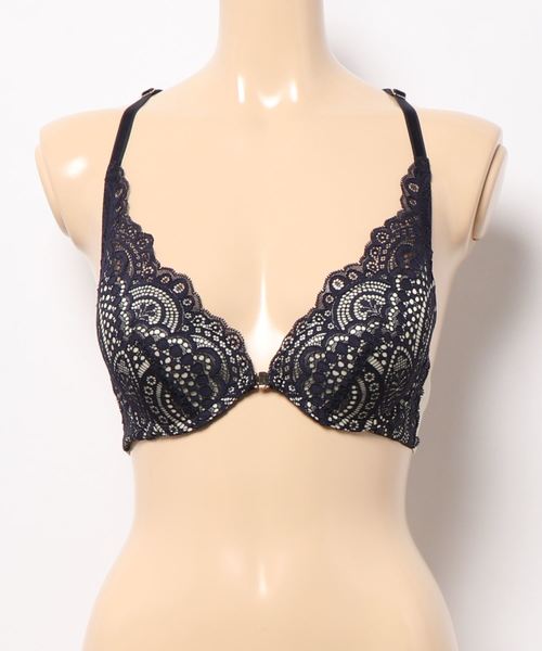 ANNEBRA（アンブラ）の「Rich 3/4カップフロントホックブラジャー（ブラジャー・レディース・ブルー/ベージュ・B70/B75/D80/E70/C75/D75/E80/F70/C70/G70/G75/E75/C80/F75/D70）」の14枚目の写真