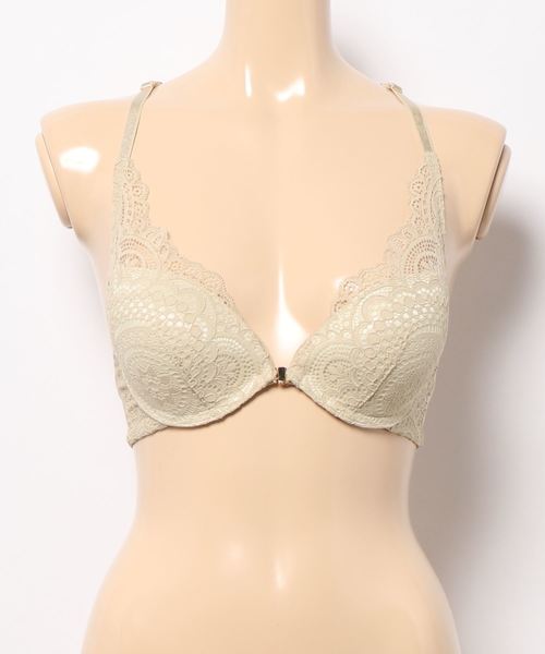 ANNEBRA（アンブラ）の「Rich 3/4カップフロントホックブラジャー（ブラジャー・レディース・ブルー/ベージュ・B70/B75/D80/E70/C75/D75/E80/F70/C70/G70/G75/E75/C80/F75/D70）」の15枚目の写真