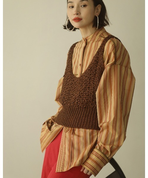 TODAYFUL（トゥデイフル）の「ワイドドロップピアス（ピアス（両耳用）・レディース・シルバー/ゴールド・FREE）」の5枚目の写真