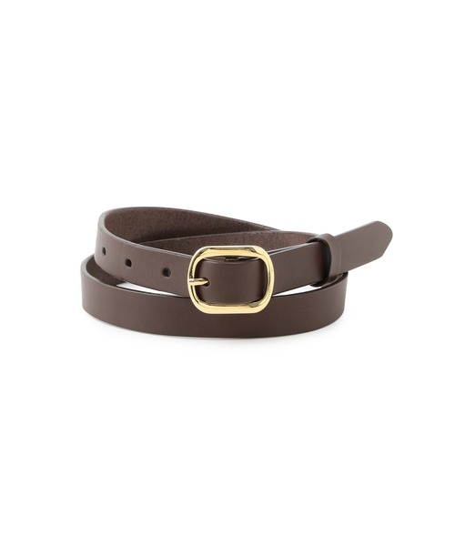 ROPE' PICNIC（ロペピクニック）の「20mmオイルレザーベルト（ベルト・レディース・グレー系その他/ダークブラウン/キナリ・FREE）」の3枚目の写真